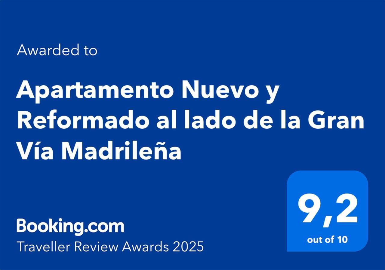 Apartamento Nuevo Y Reformado Al Lado De La Gran Via Madrilena Exteriör bild